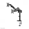 Neomounts DS70-750BL2 Ramię do monitora 17-27 cali - sprężyna gazowa, zacisk/przelotka, 7 kg, 43,2 cm (17 cali), 68,6 cm (27 cali), 100 x 100 mm, czarny