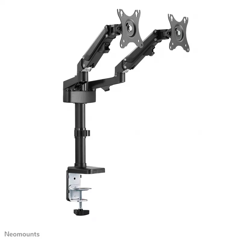Neomounts DS70-750BL2 Ramię do monitora 17-27 cali - sprężyna gazowa, zacisk/przelotka, 7 kg, 43,2 cm (17 cali), 68,6 cm (27 cali), 100 x 100 mm, czarny