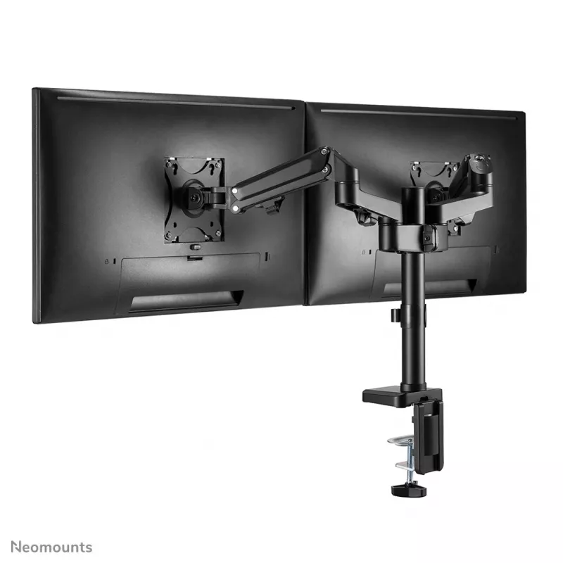Neomounts DS70-750BL2 Ramię do monitora 17-27 cali - sprężyna gazowa, zacisk/przelotka, 7 kg, 43,2 cm (17 cali), 68,6 cm (27 cali), 100 x 100 mm, czarny