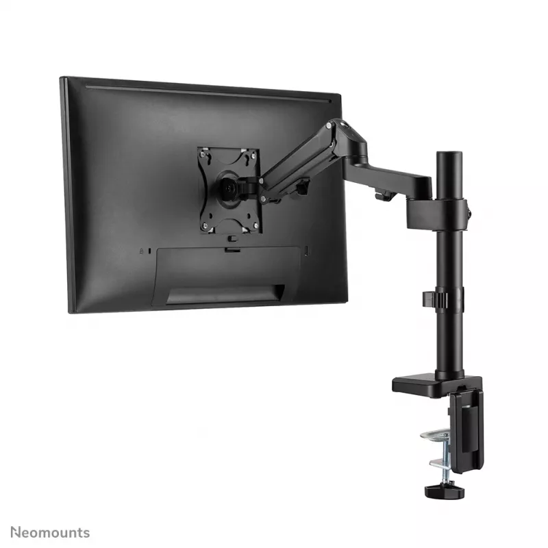 Ramię monitora Neomounts DS70-750BL1 17-27 cali - sprężyna gazowa, zacisk/przelotka, 7 kg, 43,2 cm (17 cali), 68,6 cm (27 cali), 100 x 100 mm, czarny