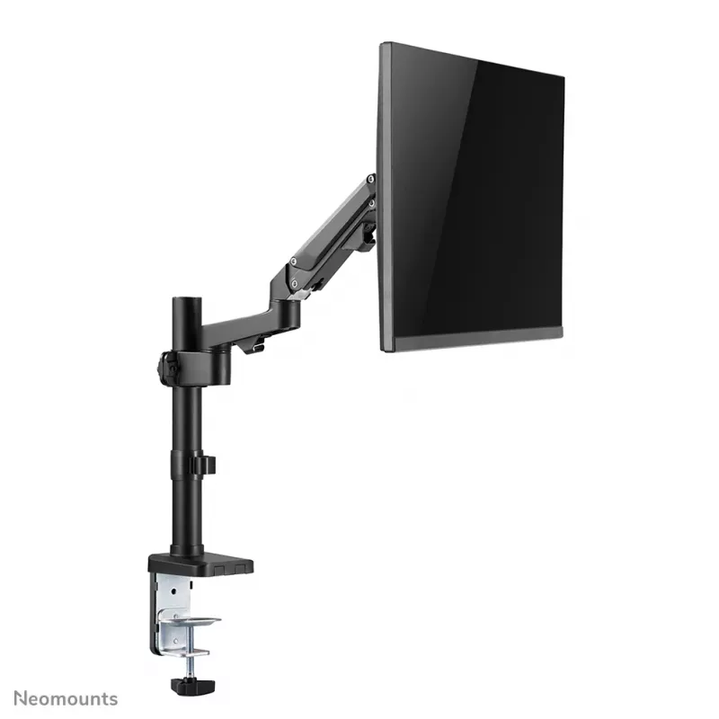 Ramię monitora Neomounts DS70-750BL1 17-27 cali - sprężyna gazowa, zacisk/przelotka, 7 kg, 43,2 cm (17 cali), 68,6 cm (27 cali), 100 x 100 mm, czarny