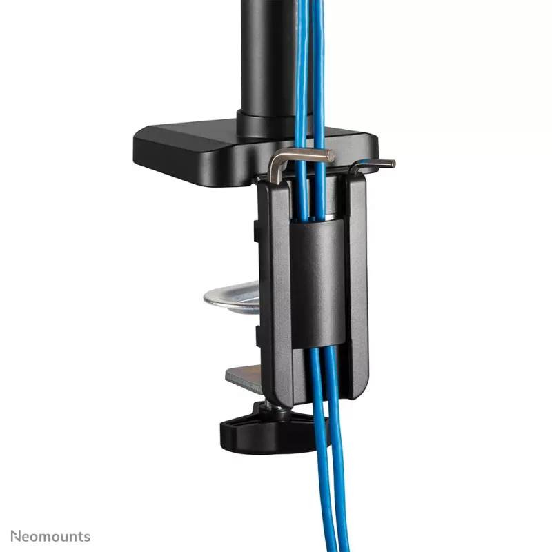 Ramię monitora Neomounts DS70-750BL1 17-27 cali - sprężyna gazowa, zacisk/przelotka, 7 kg, 43,2 cm (17 cali), 68,6 cm (27 cali), 100 x 100 mm, czarny