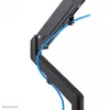 Neomounts DS70-700BL1 Ramię monitora 17-27 cali - sprężyna gazowa, zacisk, 7 kg, 43,2 cm (17 cali), 68,6 cm (27 cali), 100 x 100 mm, czarny