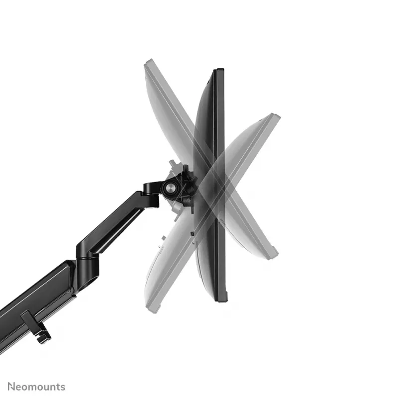 Neomounts DS70-810BL1 Ramię do monitora 17-32 cali - sprężyna gazowa - oszczędność miejsca - blokada 180°