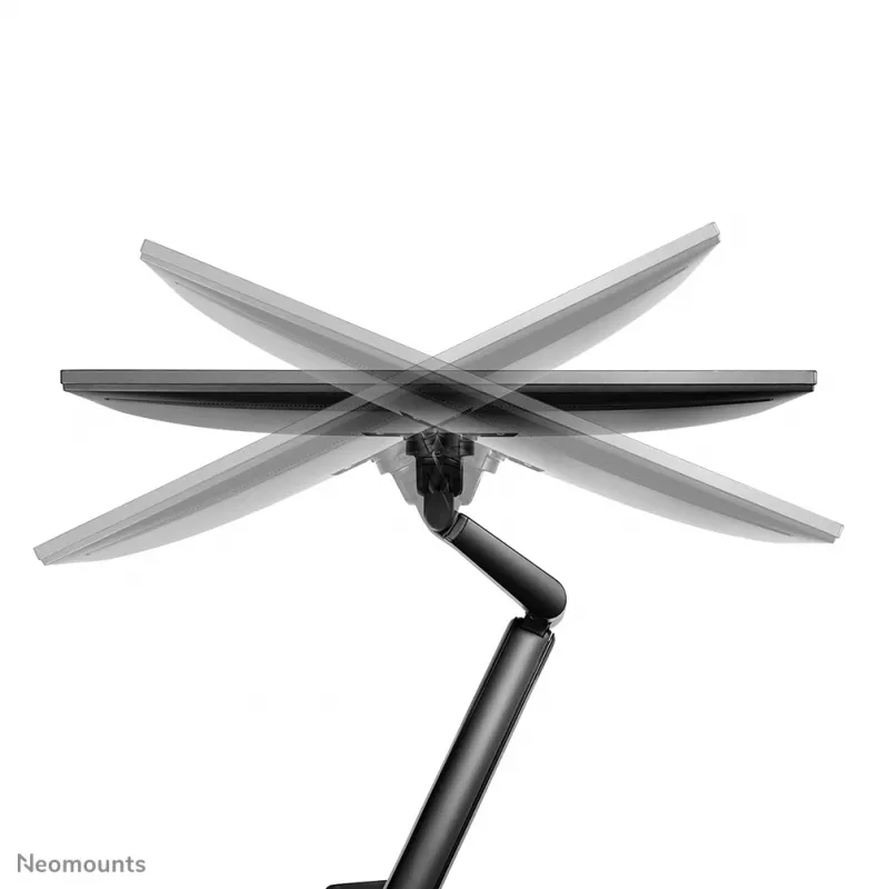 Neomounts DS70-810BL1 Ramię do monitora 17-32 cali - sprężyna gazowa - oszczędność miejsca - blokada 180°