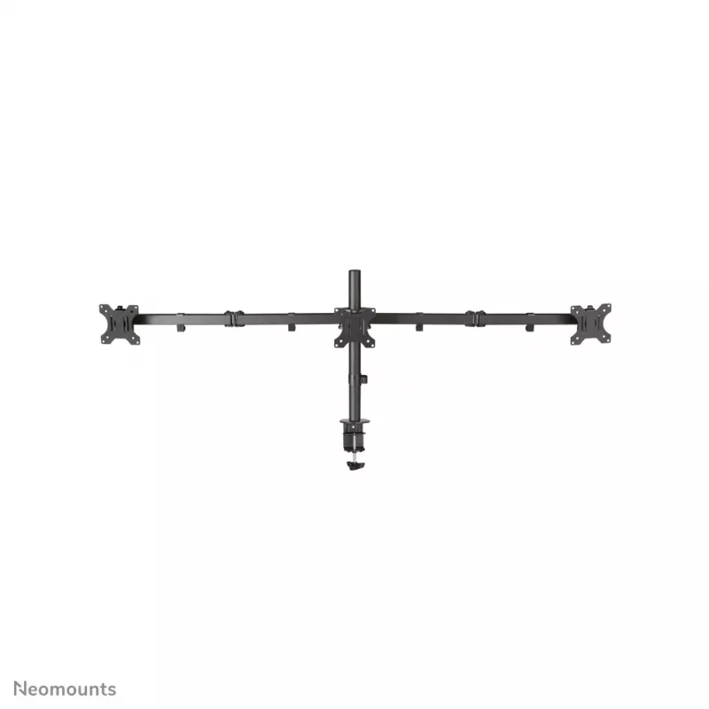 Ramie monitora Neomounts FPMA-D550D3Czarny 10-27 cali, Zacisk/Przelotka, 6 kg, 25,4 cm (10 cali), 68,6 cm (27 cali), 100 x 100 mm, Czarny