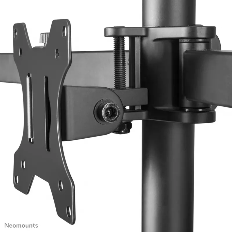 Ramie monitora Neomounts FPMA-D550D3Czarny 10-27 cali, Zacisk/Przelotka, 6 kg, 25,4 cm (10 cali), 68,6 cm (27 cali), 100 x 100 mm, Czarny