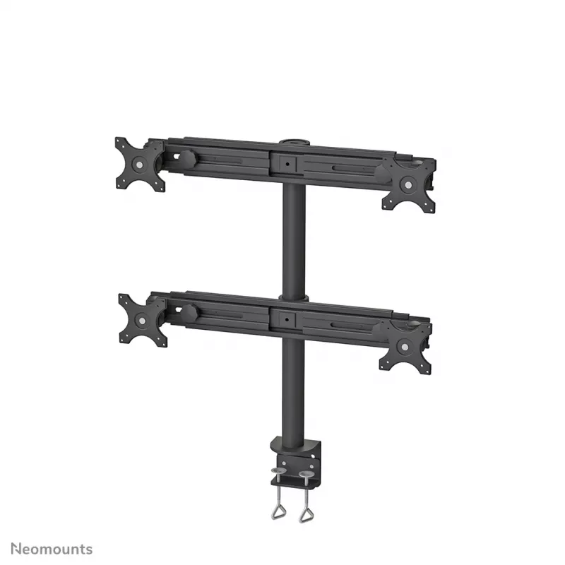 Neomounts FPMA-D700D4 Ramię monitora 19-30 cali, Zacisk, 8 kg, 48.3 cm (19 cali), 76.2 cm (30 cali), 100 x 100 mm, Czarny