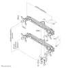 Neomounts FPMA-D700D4 Ramię monitora 19-30 cali, Zacisk, 8 kg, 48.3 cm (19 cali), 76.2 cm (30 cali), 100 x 100 mm, Czarny