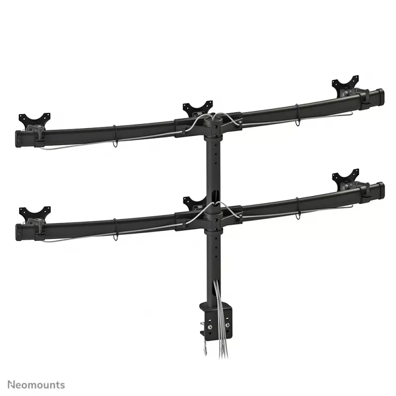 Uchwyt do monitora Neomounts FPMA-D700D6 19-27 cali, zacisk, 8 kg, 48,3 cm (19 cali), 68,6 cm (27 cali), 100 x 100 mm, czarny