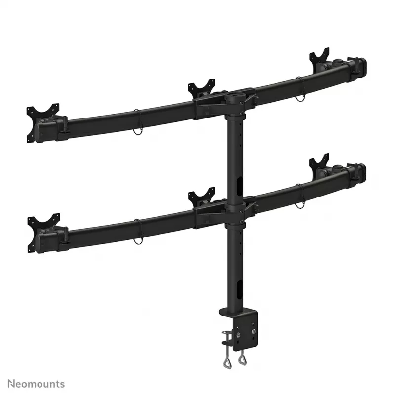 Uchwyt do monitora Neomounts FPMA-D700D6 19-27 cali, zacisk, 8 kg, 48,3 cm (19 cali), 68,6 cm (27 cali), 100 x 100 mm, czarny