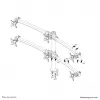 Uchwyt do monitora Neomounts FPMA-D700D6 19-27 cali, zacisk, 8 kg, 48,3 cm (19 cali), 68,6 cm (27 cali), 100 x 100 mm, czarny