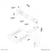 Neomounts FPMA-D960NOTEBOOK Uchwyt do monitora z uchwytem na laptopa 10-27 cali