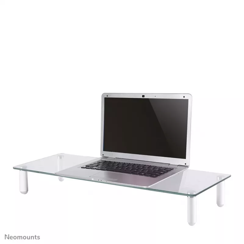 Neomounts NSMONITOR10 Monitor/laptop riser - universal, 25 kg, Height adjustment, Transparent