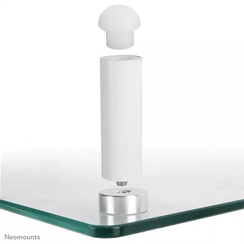 Neomounts NSMONITOR10 Monitor/laptop riser - universal, 25 kg, Height adjustment, Transparent