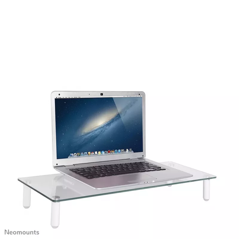 Neomounts NSMONITOR10 Monitor/laptop riser - universal, 25 kg, Height adjustment, Transparent