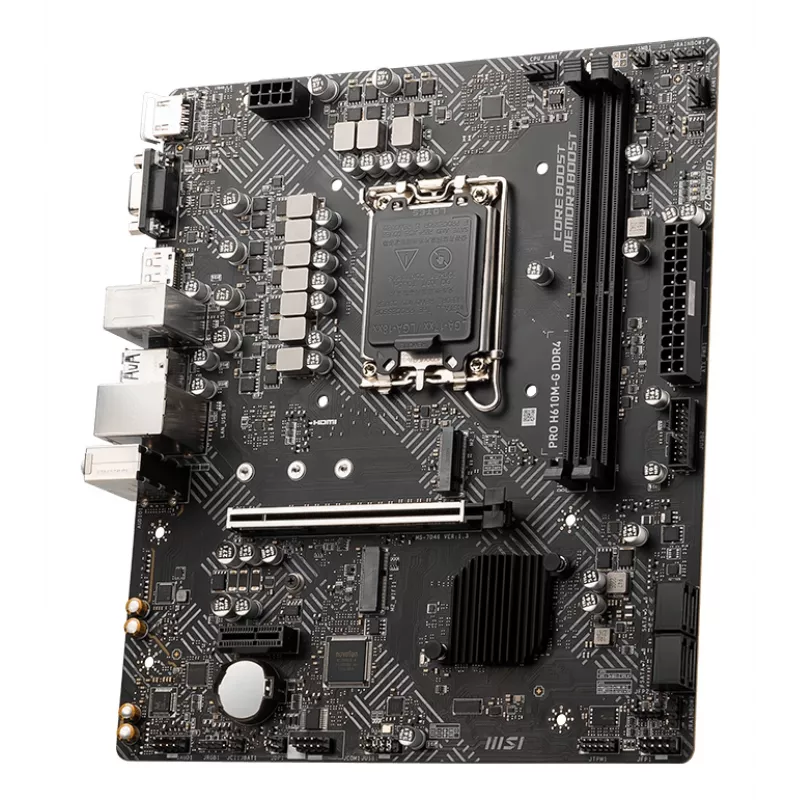 Płyta główna MSI PRO H610M-G DDR4 Intel H610 LGA 1700 micro ATX