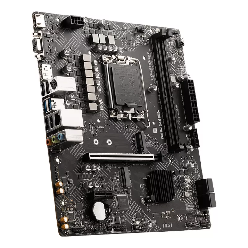 Płyta główna MSI PRO H610M-G DDR4 Intel H610 LGA 1700 micro ATX