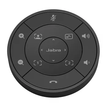 Jabra PanaCast 50 Remote - Czarny, Pilot zdalnego sterowania, Czarny, Biurko, Jabra, PanaCast 50, 77 mm