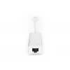 DIGITUS USB 3.0, 3-portowy HUB i adapter Gigabit LAN 3xUSB A/F, 1xUSB A/M, 1xRJ45 LAN obsługuje Windows i Mac OS
