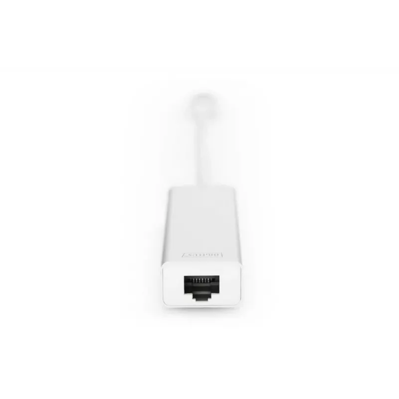 DIGITUS USB 3.0, 3-portowy HUB i adapter Gigabit LAN 3xUSB A/F, 1xUSB A/M, 1xRJ45 LAN obsługuje Windows i Mac OS