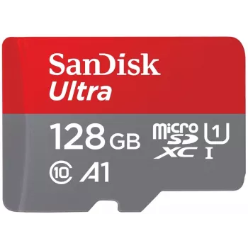 WESTERN DIGITAL SanDisk Ultra micro SDXC 128GB plus SD Adapter 140MB/s A1 Class 10 UHS-I - opakowanie obrazkowe