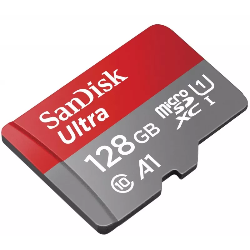 WESTERN DIGITAL SanDisk Ultra micro SDXC 128GB plus SD Adapter 140MB/s A1 Class 10 UHS-I - opakowanie obrazkowe