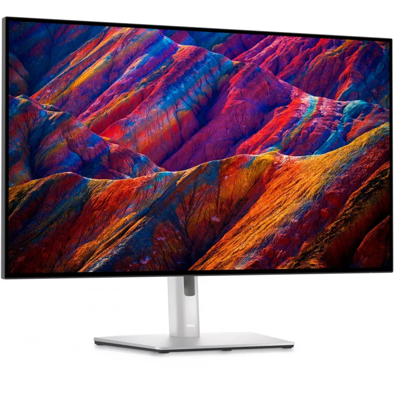 Monitor DELL UltraSharp 32 4K USB-C Hub - U3223QE, 80 cm (31,5 cala), 3840 x 2160 pikseli, 4K Ultra HD, LCD, 8 ms, Srebrny
