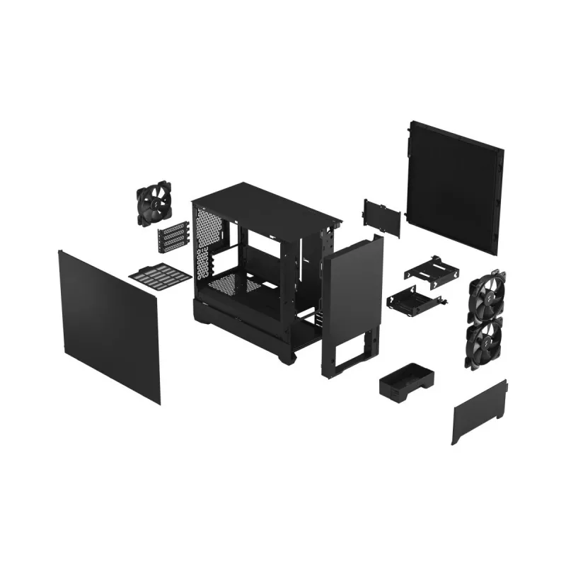 FRACTAL DESIGN Fractal Design Pop Mini Silent Czarny Solid