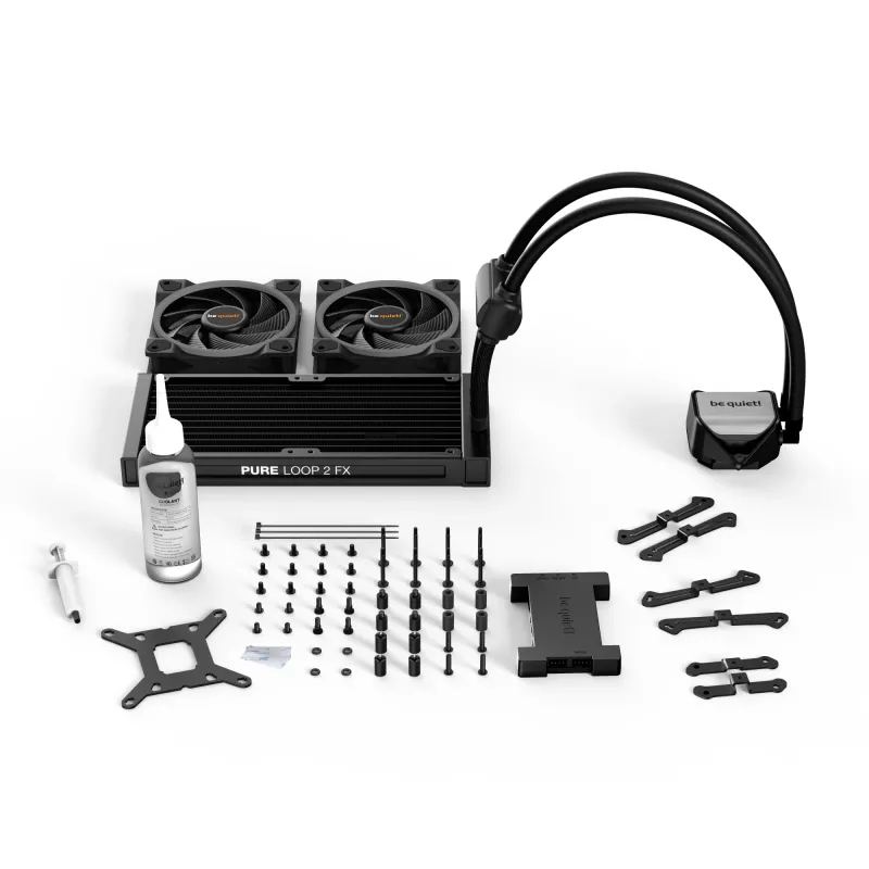 be quiet Pure Loop 2 FX 240mm Procesor Chłodzenie cieczą All-in-one 12 cm Czarny 1 szt.