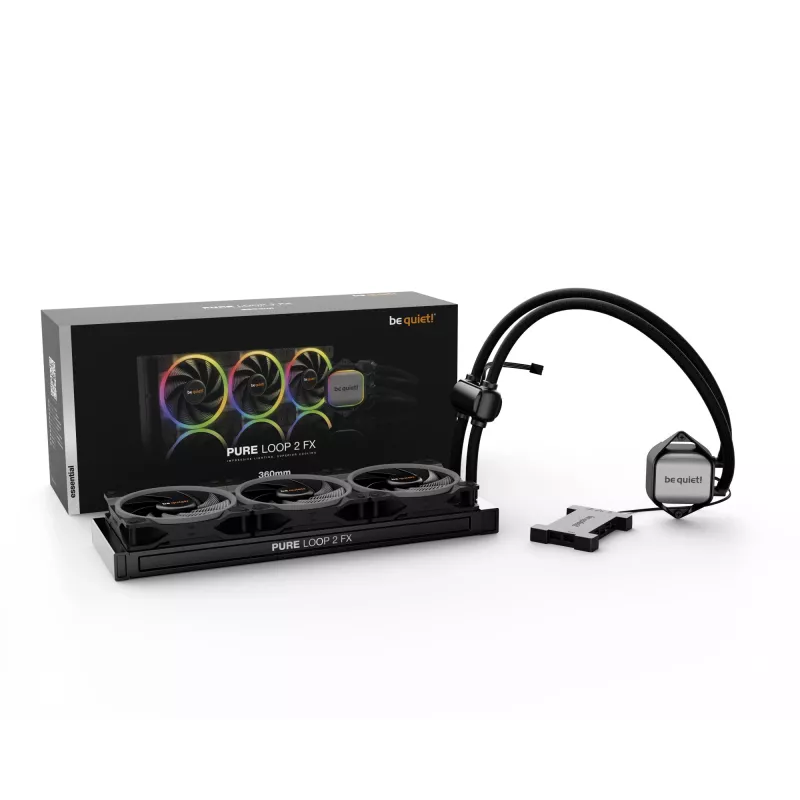 be quiet! Pure Loop 2 FX 360mm chłodzenie procesora All-in-one chłodzenie cieczą 12 cm Czarny 1 szt.