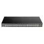 D-Link 48-portowy Gigabitowy inteligentny przełącznik zarządzalny z 4 x 10G SFP+