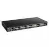 D-Link 48-portowy Gigabitowy inteligentny przełącznik zarządzalny z 4 x 10G SFP+
