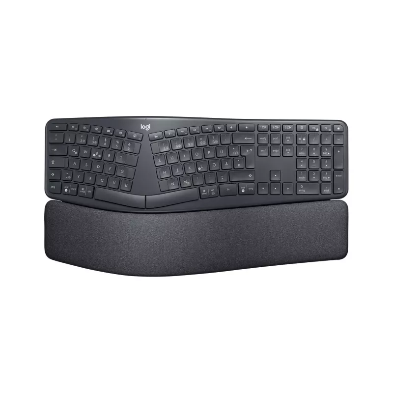 LOGITECH Ergo K860 - Bezprzewodowa klawiatura dzielona Business Graphite Qwertz Deutsch