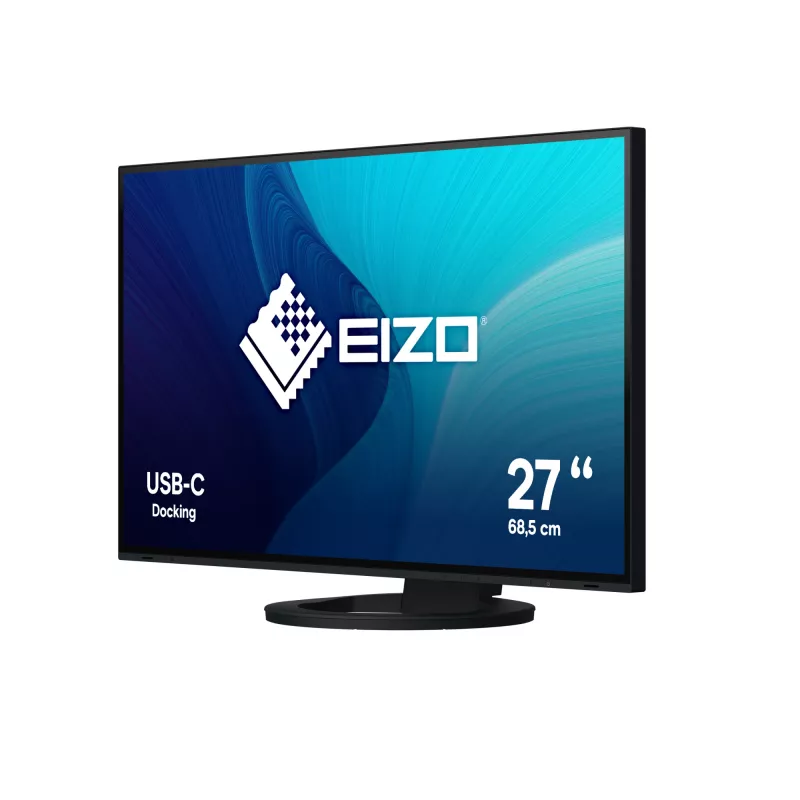 Monitor komputerowy EIZO FlexScan EV2781-BK 68,6 cm (27 cali) 2560 x 1440 pikseli Quad HD LCD Czarny