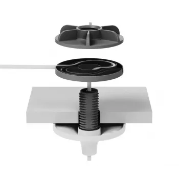 Uchwyt sufitowy Logitech Mic Pod Pendant Mount, szerokość 145 mm, wysokość 56 mm