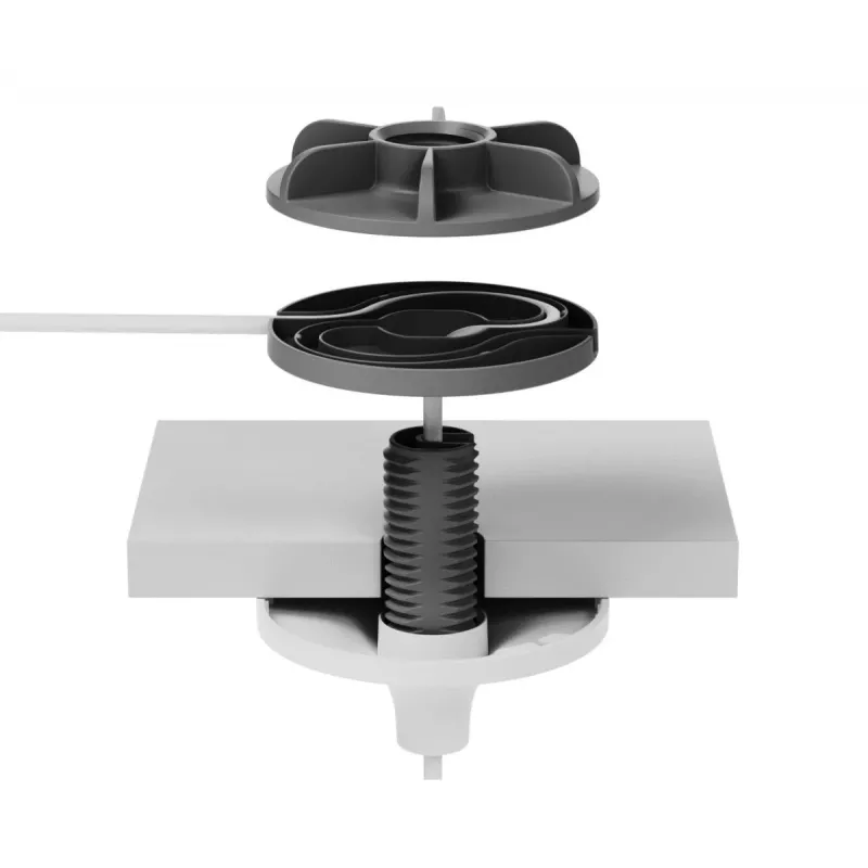 Uchwyt sufitowy Logitech Mic Pod Pendant Mount, szerokość 145 mm, wysokość 56 mm