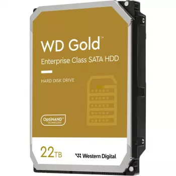 WESTERN DIGITAL Dysk twardy - WD Gold WD221KRYZ - 22 TB - SATA 6 Gb/s - 3,5 inch - 7200 obr./min - bufor 512 MB