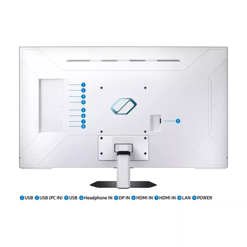 Monitor komputerowy Samsung S43CG700NU 109,2 cm (43 cale) 3840 x 2160 pikseli 4K Ultra HD LED Czarny, Biały