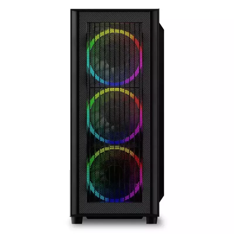 Obudowa PC Sharkoon RGB Wave Desktop Czarna