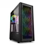 Obudowa PC Sharkoon RGB Wave Desktop Czarna