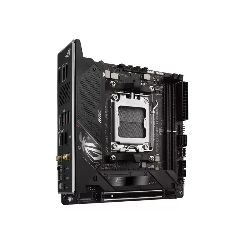 Płyta główna ASUS ROG STRIX B650E-I GAMING WIFI mini ITX — AMD B650, Socket AM5, DDR5, 2x M.2, Wi‑Fi 6E, 2.5Gb LAN