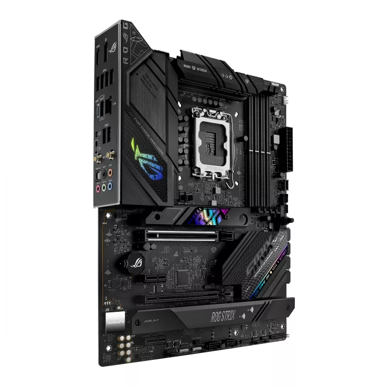 Płyta główna ASUS ROG STRIX B760-F GAMING WIFI — Intel B760, LGA 1700, ATX, DDR5, 4 DIMM, Wi‑Fi 6E, 2.5Gb LAN