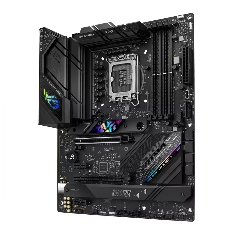Płyta główna ASUS ROG STRIX B760-F GAMING WIFI — Intel B760, LGA 1700, ATX, DDR5, 4 DIMM, Wi‑Fi 6E, 2.5Gb LAN