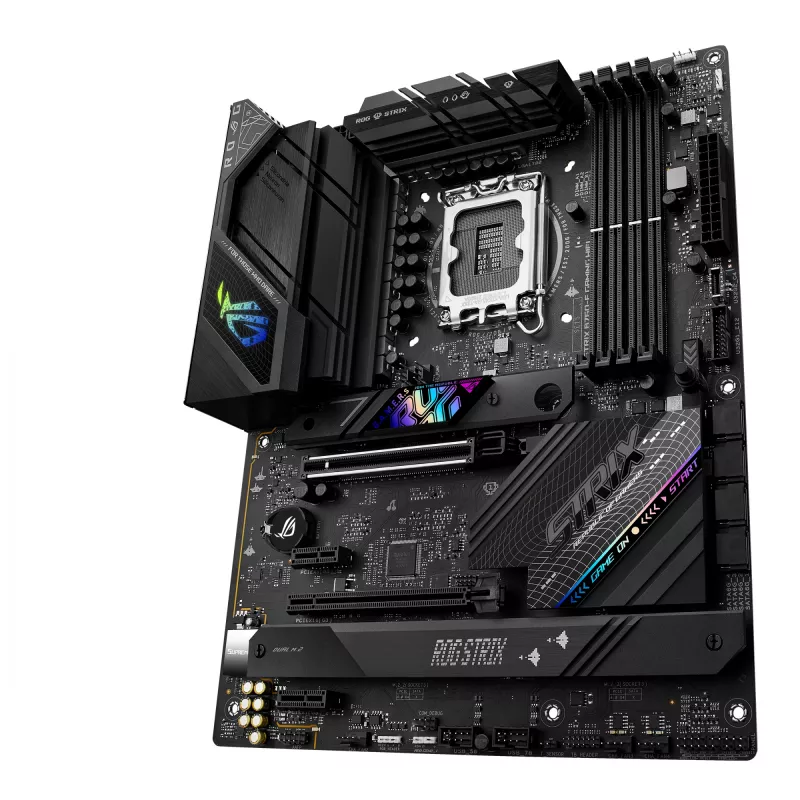 Płyta główna ASUS ROG STRIX B760-F GAMING WIFI — Intel B760, LGA 1700, ATX, DDR5, 4 DIMM, Wi‑Fi 6E, 2.5Gb LAN
