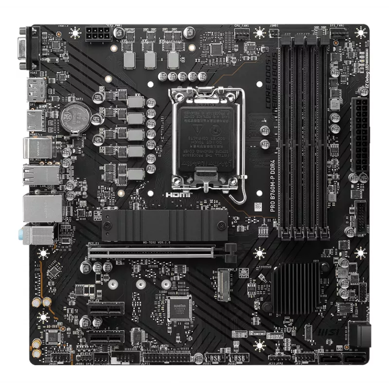 MSI PRO B760M-P DDR4 płyta główna Intel B760 LGA 1700 micro ATX