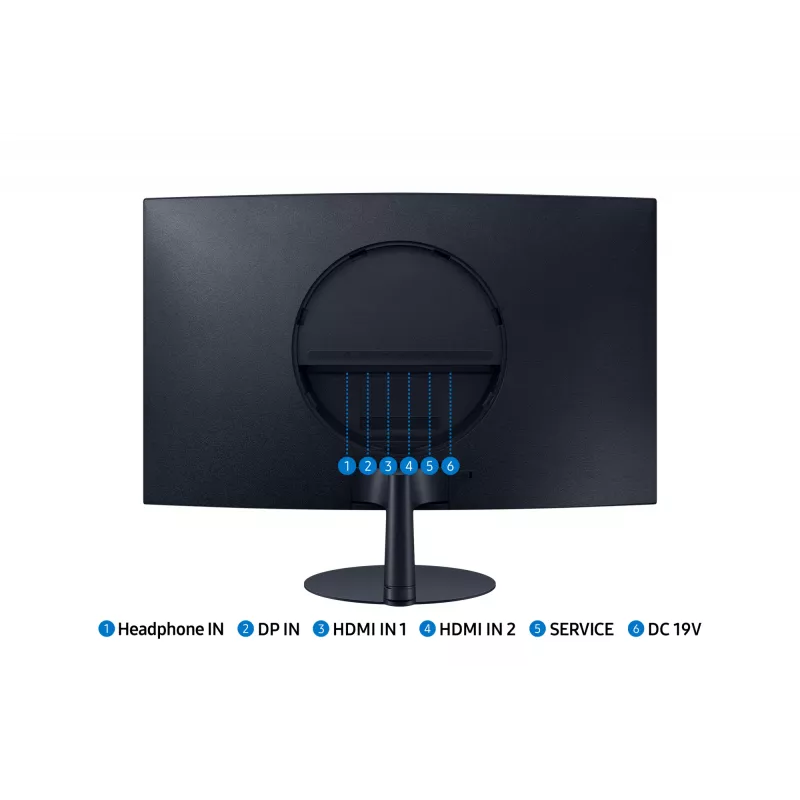 Samsung S39C monitor komputerowy 68,6 cm (27 cali) 1920 x 1080 pikseli Full HD LED Czarny