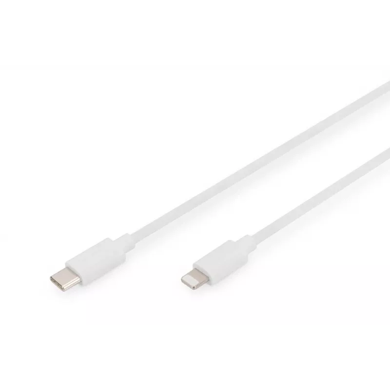 Kabel ładujący USB-C - Lightning Digitus Data DB-600109-010-W