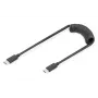 DIGITUS USB - Type C do USB - Type C Kabel spiralny, TPU USB 2.0, PD60W Max; 1m