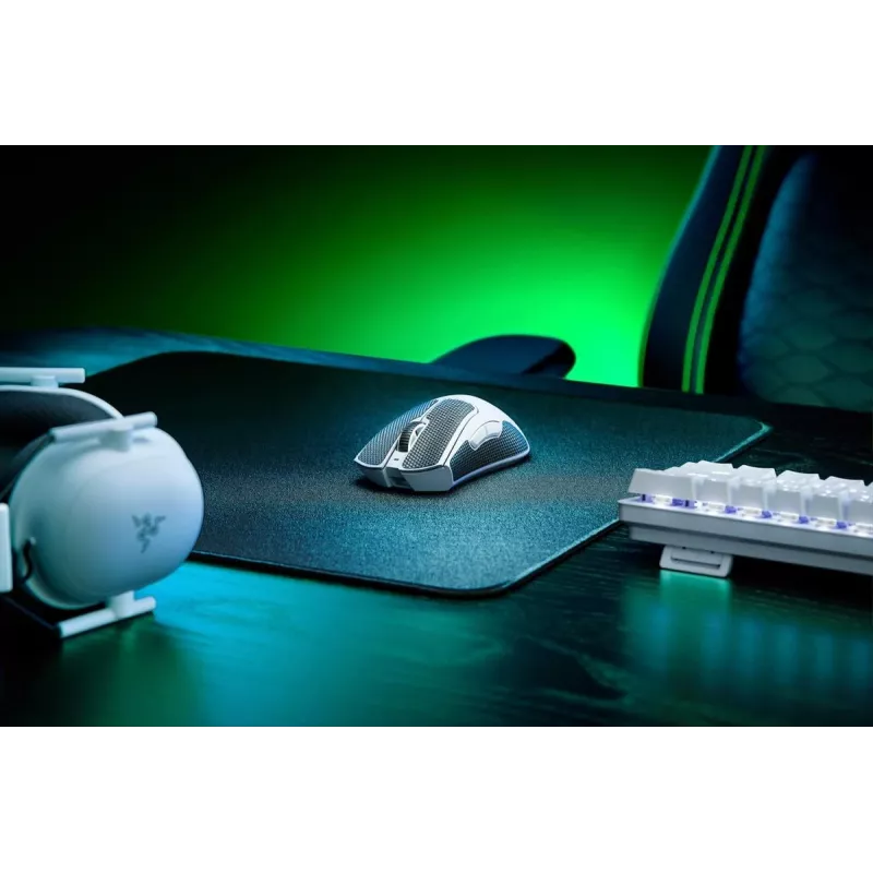 RAZER Deathadder V3 Pro Ergonomiczna mysz bezprzewodowa / przewodowa do gier biała